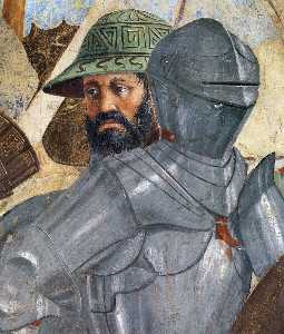 Piero Della Francesca - 8. Battle between Heraclius and Chosroes (detail)