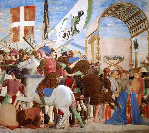 Piero Della Francesca - 8. Battle between Heraclius and Chosroes (detail) (11)