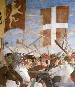 Piero Della Francesca - 8. Battle between Heraclius and Chosroes (detail) (12)