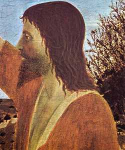 Piero Della Francesca - Baptism of Christ (detail)