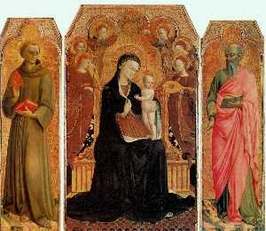 Sassetta (Stefano Di Giovanni) - Virgin and Child with Saints