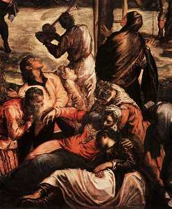 Tintoretto (Jacopo Comin) - Crucifixion (detail)