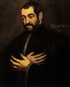 Tintoretto (Jacopo Comin) - Portrait of a Man