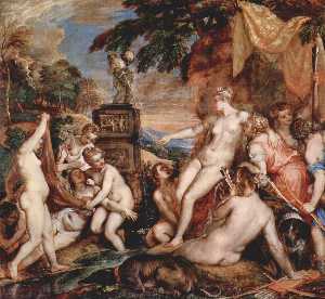 Tiziano Vecellio (Titian) - Diana and Callisto