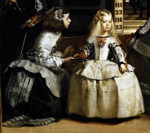 Diego Velazquez - Las Meninas (detail) - (buy oil painting reproductions)