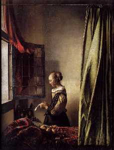 Johannes Vermeer - Girl Reading a Letter at an Open Window