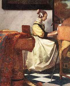 Johannes Vermeer - The Concert (detail)