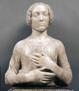 Andrea Del Verrocchio - Portrait of a Woman