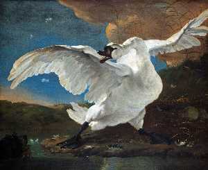Jan Asselijn - The Threatened Swan
