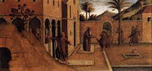 Lazzaro Bastiani - St Jerome Bringing the Lion to the Convent