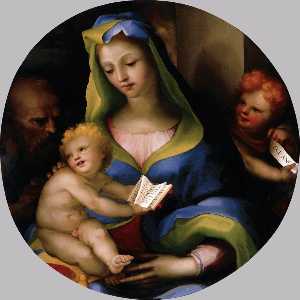 Domenico Di Pace Beccafumi - The Holy Family with Young Saint John