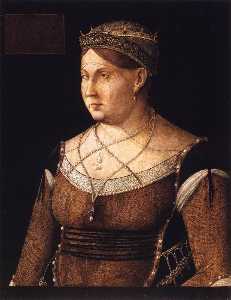 Gentile Bellini - Portrait of Caterina Cornaro, Queen of Cyprus