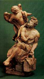 Gian Lorenzo Bernini - Habakkuk and the Angel