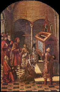 Pedro Berruguete - The Tomb of Saint Peter Martyr