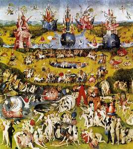 Hieronymus Bosch - Triptych of Garden of Earthly Delights (central panel)