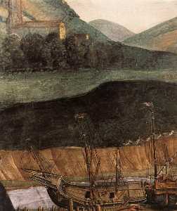 Sandro Botticelli - The Punishment of Korah and the Stoning of Moses and Aaron (detail) (12)