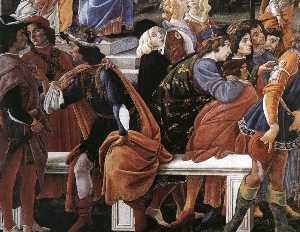 Sandro Botticelli - Three Temptations of Christ (detail) (10)