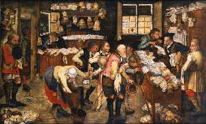 Pieter Bruegel The Younger - Village Lawyer