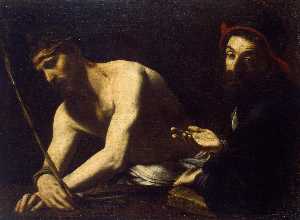 Giovanni Battista Caracciolo - Christ and Caiaphas
