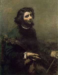 Gustave Courbet - Self-Portrait (The Cellist)