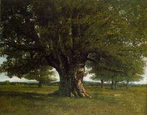 Gustave Courbet - The Oak at Flagey (The Oak of Vercingetorix)