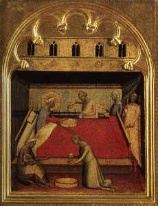Bernardo Daddi - Polyptych of San Pancrazio: Predella panel