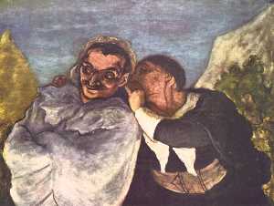 Honoré Daumier - Crispin and Scapin