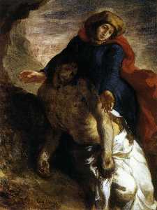 Eugène Delacroix - Pietà