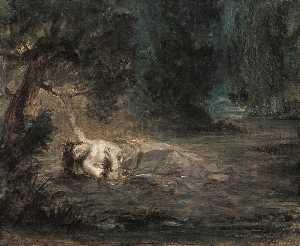 Eugène Delacroix - The Death of Ophelia