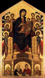 Cimabue - The Madonna in Majesty (Maestà)