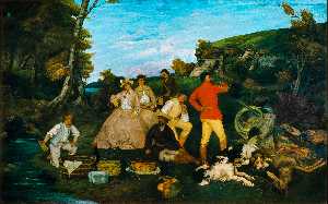 Gustave Courbet - The Hunt Breakfast