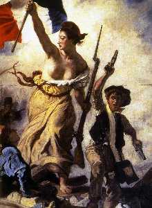 Eugène Delacroix - Liberty Leading the People (detail)