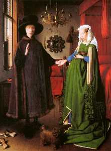 Jan Van Eyck - Portrait of Giovanni Arnolfini and his Wife