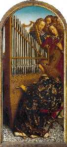 Jan Van Eyck - The Ghent Altarpiece: Angels Playing Music