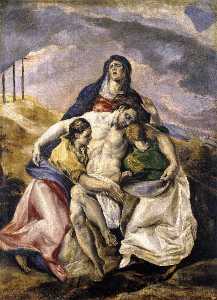 El Greco (Doménikos Theotokopoulos) - Pietà