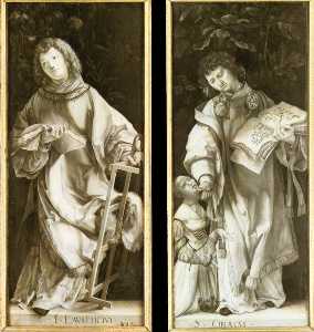 Matthias Grünewald - St Lawrence and St Cyricus
