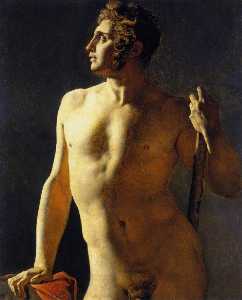 Jean Auguste Dominique Ingres - Study of a Male Nude