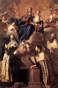 Pietro Novelli - Our Lady of Mount Carmel