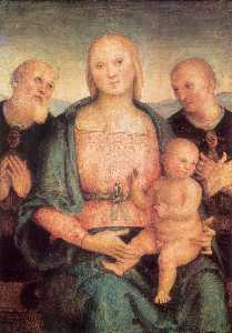 Vannucci Pietro (Le Perugin) - Virgin and Child with Saints