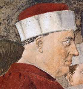 Piero Della Francesca - 2b. Meeting between the Queen of Sheba and King Solomon (12)