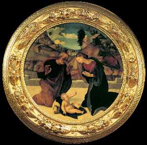 Piero Di Cosimo (Piero Di Lorenzo) - Adoration of the Child