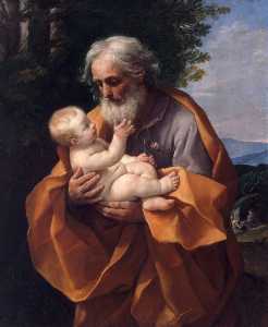 Reni Guido (Le Guide) - St Joseph with the Infant Jesus