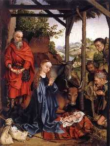 Martin Schongauer - Nativity