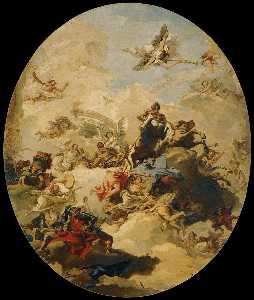 Giovanni Domenico Tiepolo - The Apotheosis of Hercules