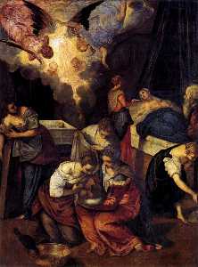 Tintoretto (Jacopo Comin) - Birth of St John the Baptist