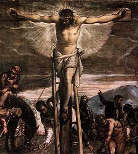 Tintoretto (Jacopo Comin) - Crucifixion (detail) (10)