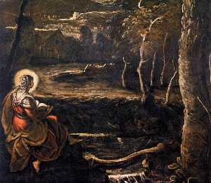 Tintoretto (Jacopo Comin) - St Mary of Egypt (detail)
