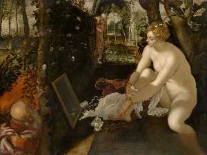 Tintoretto (Jacopo Comin) - Susanna and the Elders
