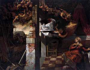 Tintoretto (Jacopo Comin) - The Annunciation