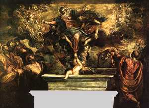Tintoretto (Jacopo Comin) - The Assumption of the Virgin
